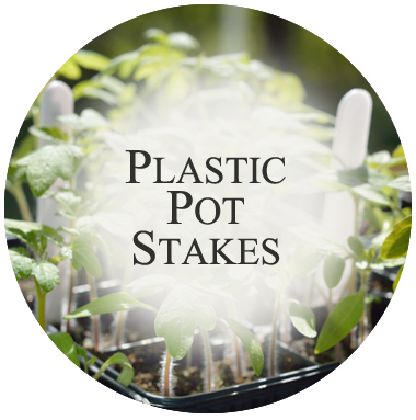 plastic pot stakes from Dayton Garden Labels