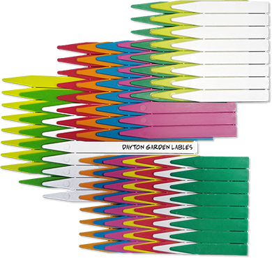 injection molded stakes made from 0.55 inch polystyrene